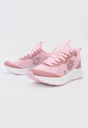 Tenis Training Rosa-Blanco Lotto