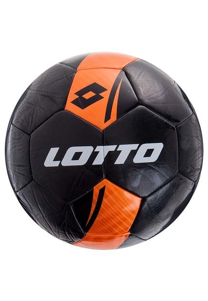 Balón De Fútbol Negro-Naranja-Verde Lotto