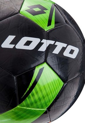 Balón De Fútbol Negro-Naranja-Verde Lotto