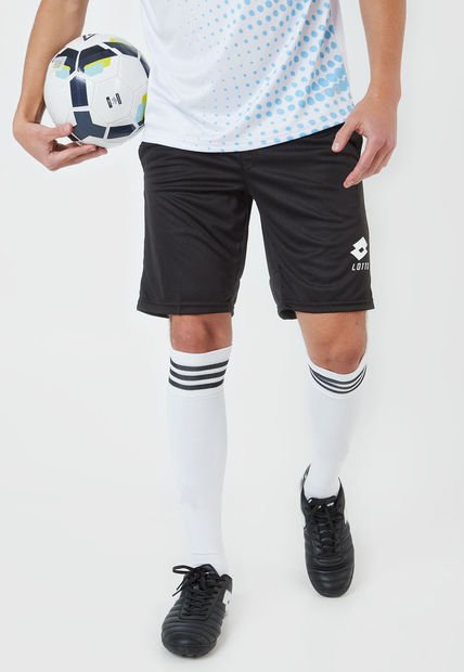 Pantaloneta Negro-Blanco Lotto Thomas