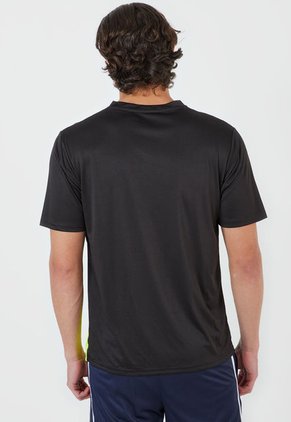 Camiseta Negro-Blanco-Amarillo Neón Lotto Frank