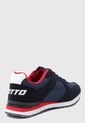 Tenis Lifestyle Azul Navy-Rojo Lotto de Lotto