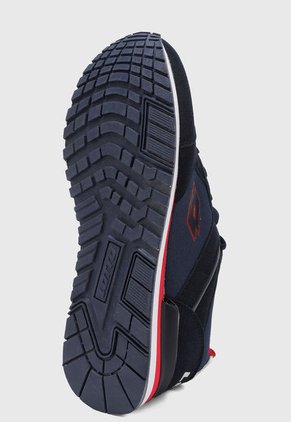 Tenis Lifestyle Azul Navy-Rojo Lotto
