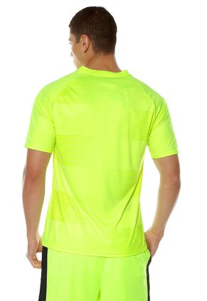 Camiseta Amarillo Neón Lotto Tokat/Bs-H6