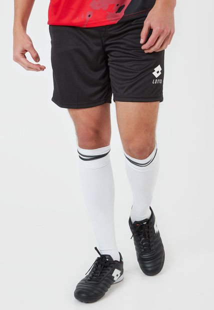 Pantaloneta Negro-Blanco Lotto