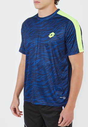 Camiseta Azul-Verde Neón Lotto Kenzo