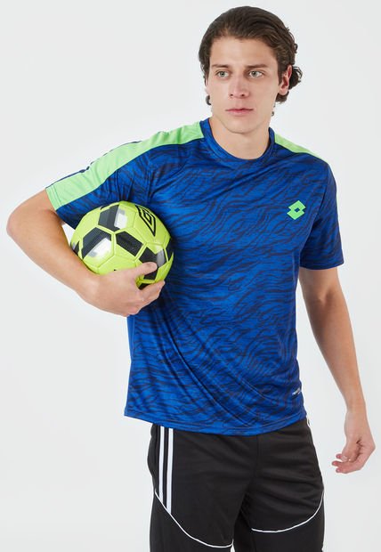 Camiseta Azul-Verde Lotto Kenzo