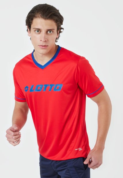 Camiseta Rojo-Azul Lotto