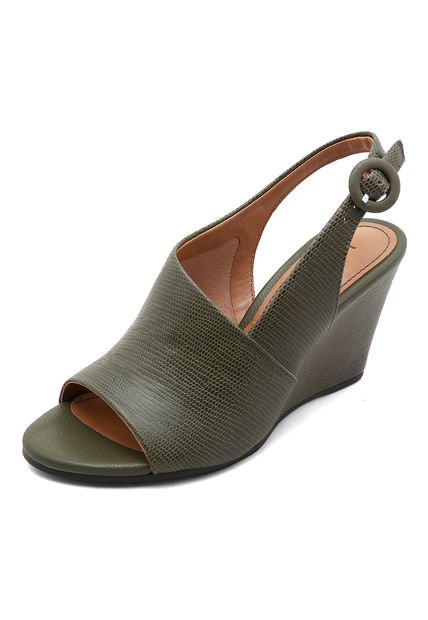 Sandalia Tacón Corrido Verde Oliva LOUCOS\u0026SANTOS - Compra Ahora | Dafiti  Colombia