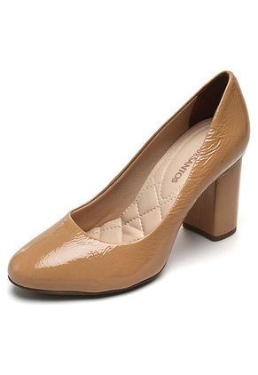 Tacón Medio Camel LOUCOS E SANTOS