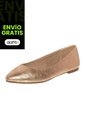 Zapatos Planos Casuales Para Mujer Dorado Lower East Side 210197 de Lower East Side