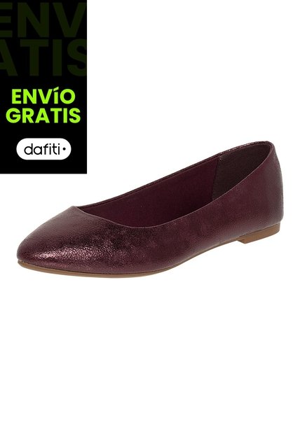 Zapatos Planos Casuales Para Mujer Rojo Lower East Side 210196
