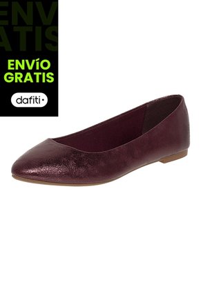 Zapatos Planos Casuales Para Mujer Rojo Lower East Side 210196