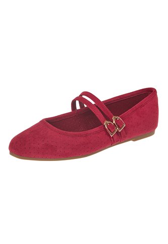 Zapatos Planos Casuales Cleo Para Mujer Rojo Lower East Side 211999 Lower East Side