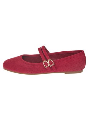 Zapatos Planos Casuales Cleo Para Mujer Rojo Lower East Side 211999