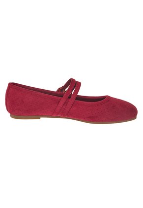 Zapatos Planos Casuales Cleo Para Mujer Rojo Lower East Side 211999