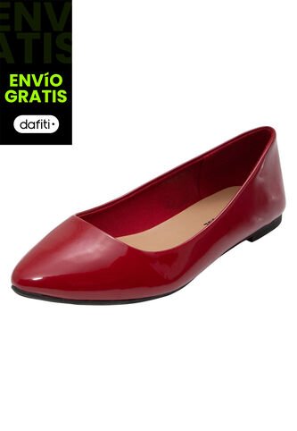 Zapatos Planos Cami Para Mujer Rojo Lower East Side 191210 Payless Lower East Side