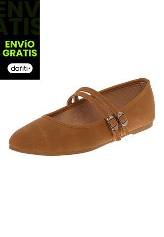 Zapatos Casuales Planos Cleo Para Mujer Cogñac Lower East Side 210902 Lower East Side