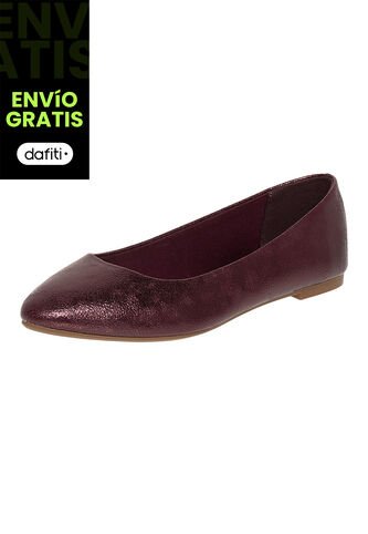 Zapatos Planos Casuales Para Mujer Rojo Lower East Side 210196 Lower East Side
