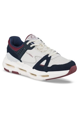 Zapatos Casuales Denzaro Beige-Azul O Lussio Para Hombre LUSSIO