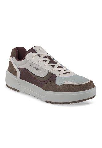 Zapatos Casuales Zomurel Gris-Café Lussio Para Hombre LUSSIO