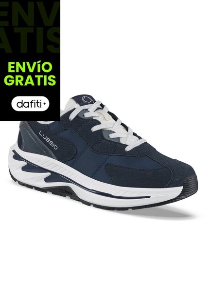 Zapatos Casuales Marzio Azul Osc Lussio Para Hombre