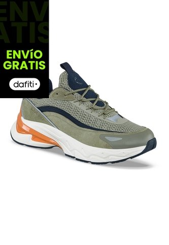 Zapatos Casuales Lanzio Verde Lussio Para Hombre LUSSIO
