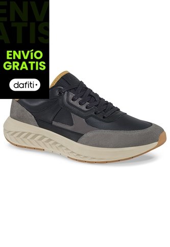 Tenis Simonne Negro Para Hombre Lussio LUSSIO