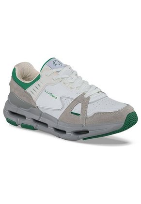 Zapatos Casuales Denzaro Blanco-Gris Lussio Para Hombre