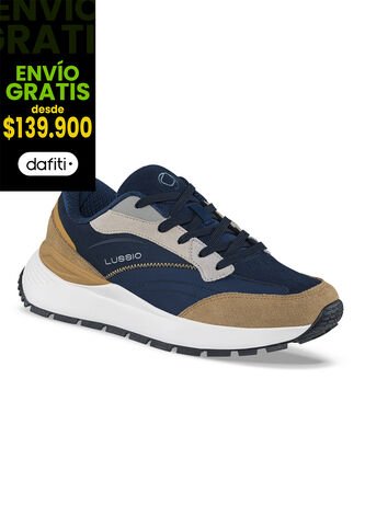 Zapatos Casuales Sorello Azul Osc Lussio Para Hombre LUSSIO