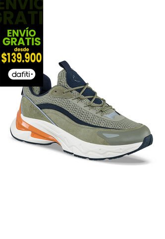 Zapatos Casuales Lanzio Verde Lussio Para Hombre LUSSIO
