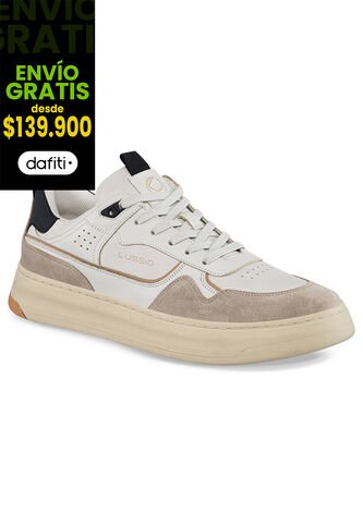 Tenis Niccolo Beige Para Hombre Lussio LUSSIO