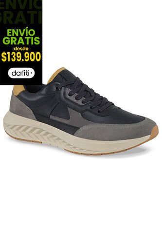 Tenis Simonne Negro Para Hombre Lussio LUSSIO