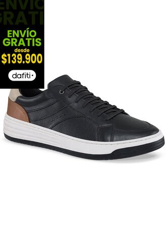 Tenis Trever Negro Para Hombre Lussio LUSSIO