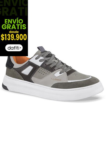 Tenis Balem Gris Para Hombre Lussio