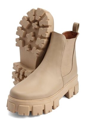 Botines Beige Maniqueo Civita