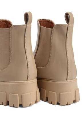 Botines Beige Maniqueo Civita