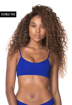 Traje de baño Top Blanco-Azul Maaji Swimwear Ceci Sporty Bralette