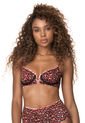 Traje de baño Top Rojo-Blanco Maaji Swimwear Cinnamon Plains Voila Underwire de Maaji