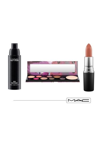 Kit Maquillaje Mac Con Primer Facial