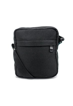 Bolso Manos Libres Macoly 278 Lona Negro X Verde Turquesa