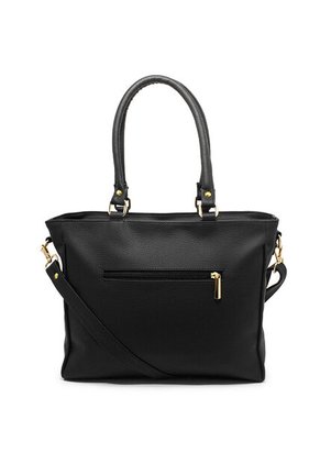 Bolso De Hombro Grande Macoly 878 Marsella Negro Oro