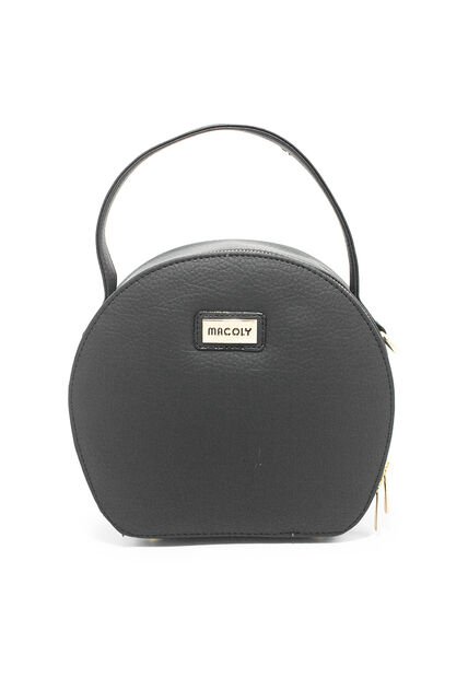 Cartera Manos Libres Macoly 776 Marsella Negro Oro