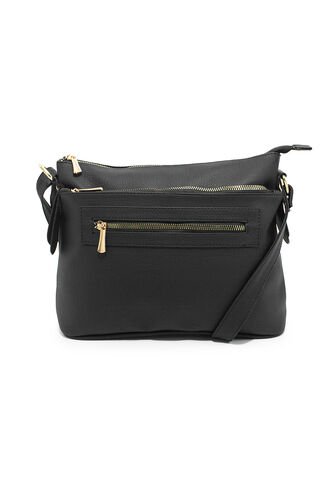 Bolso Manos Libres Macoly 817 Marsella Negro Oro Macoly