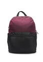 Morral Mediano Macoly 321 Lona Negro X Vinotinto de Macoly