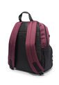 Morral Mediano Macoly 321 Lona Negro X Vinotinto de Macoly