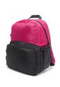 Morral Mediano Macoly 321 Lona Negro X Fucsia de Macoly
