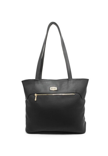 Bolso De Hombro Macoly 877 Marsella Negro Oro