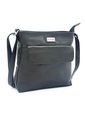 Bolso Manos Libres Macoly 1010 Cuero Negro Liso de Macoly