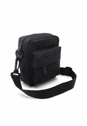 Bolso Manos Libres Macoly 317 Lona Negro Textil